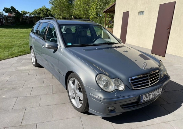 mercedes benz Mercedes-Benz Klasa C cena 19900 przebieg: 219000, rok produkcji 2004 z Myślibórz